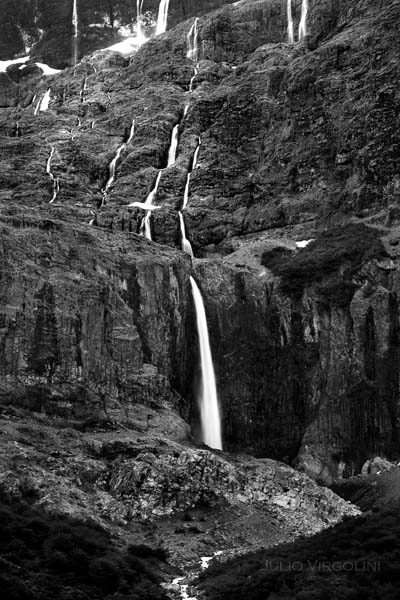 Saltos en el Tronador, Bariloche, 2013.