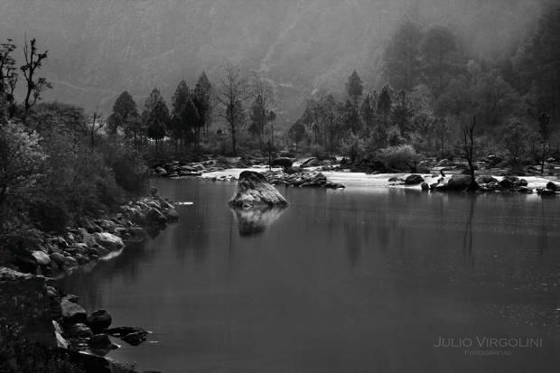 Ganges joven, camino a Gangotri, India, 2009.