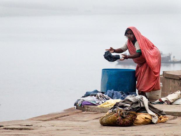Lavandera, Varanasi, India, 2009.