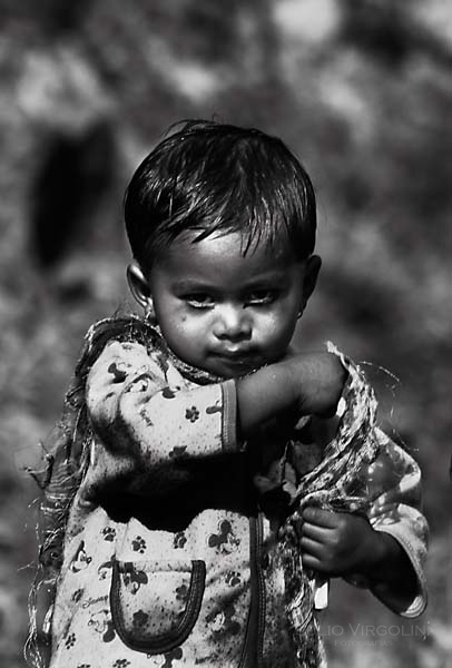 Mirada de niño, Dulikhel, Nepal, 2010.