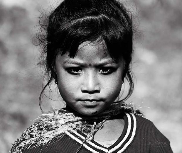 Niña en Dulikhel, Nepal, 2010.