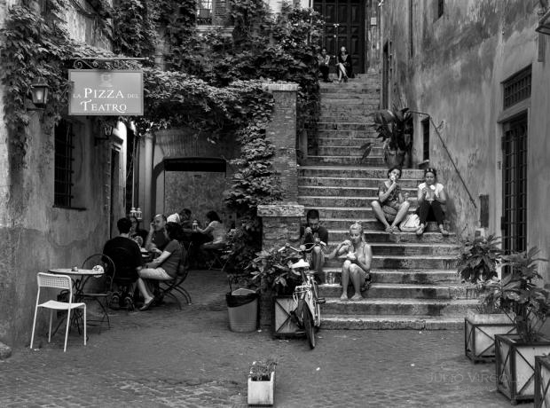 Pizzeria del Teatro, Roma 2016.