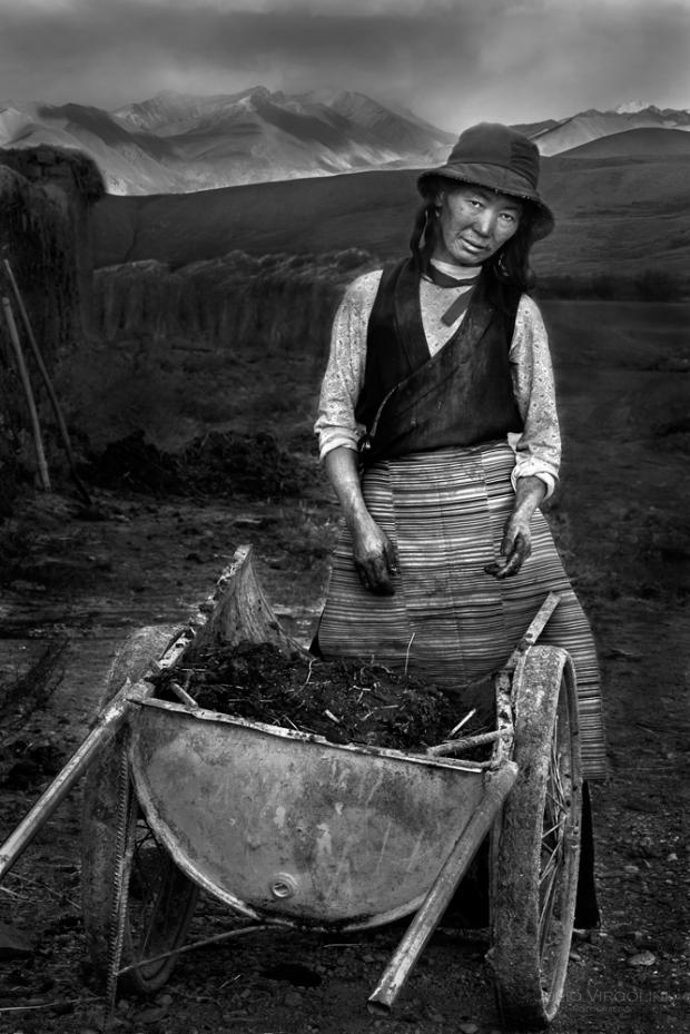 Albañila, Himalaya tibetano, 2014.