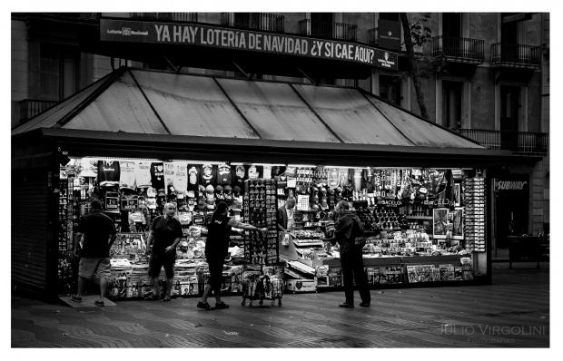 Kiosco, Barcelona, España