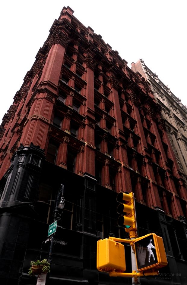 Red building, NYC, USA