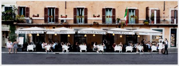 Ristorante a Piazza Navona, Roma, Italia