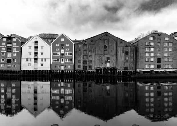 Los galpones de Trondheim, Noruega